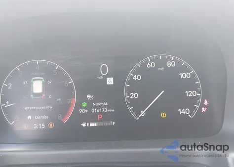 2025 Honda Odyssey Ex-L z USA, uszkodzony, nr VIN 5FNRL6H62SB072462